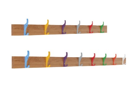 Junior Wall Mounted Coat Rails