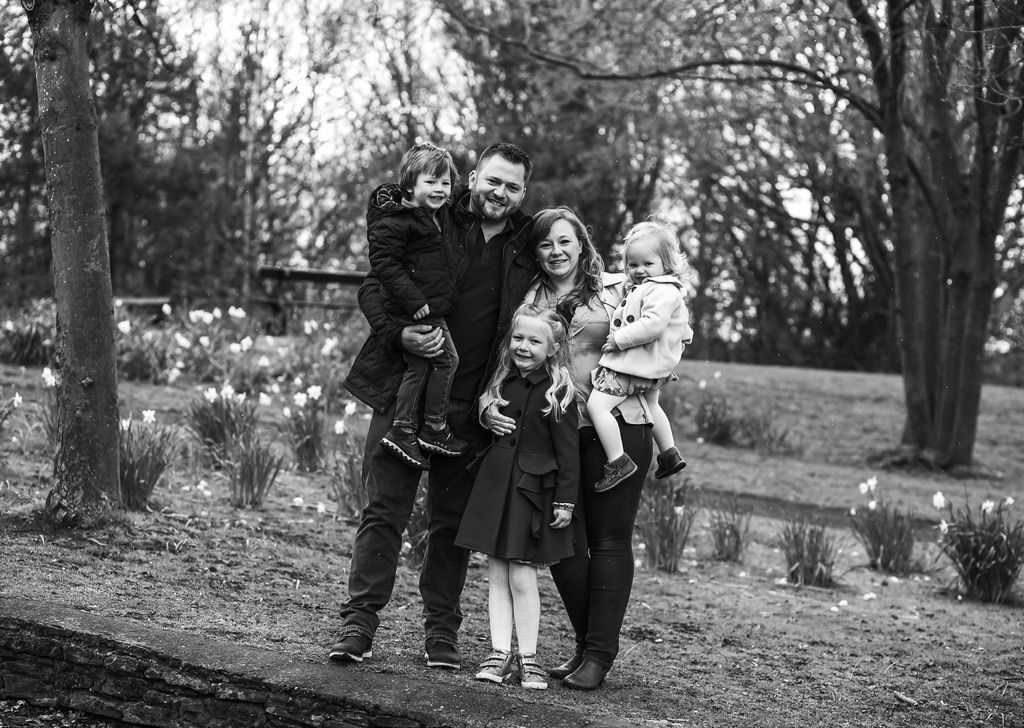 Glenn Scott with family