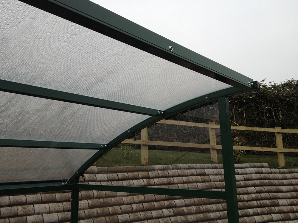 perspex roof battle of the cycle shelters