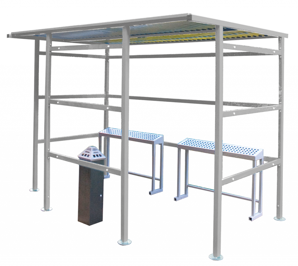 traditional smoking shelter