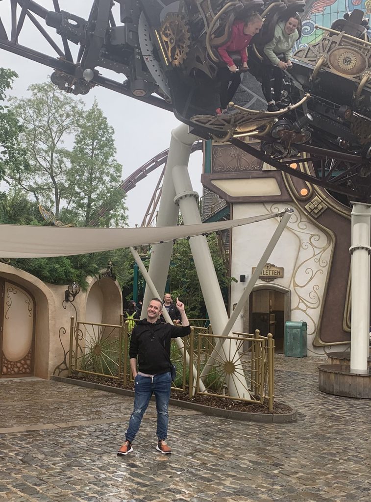 Paul Ellis and rollercoaster