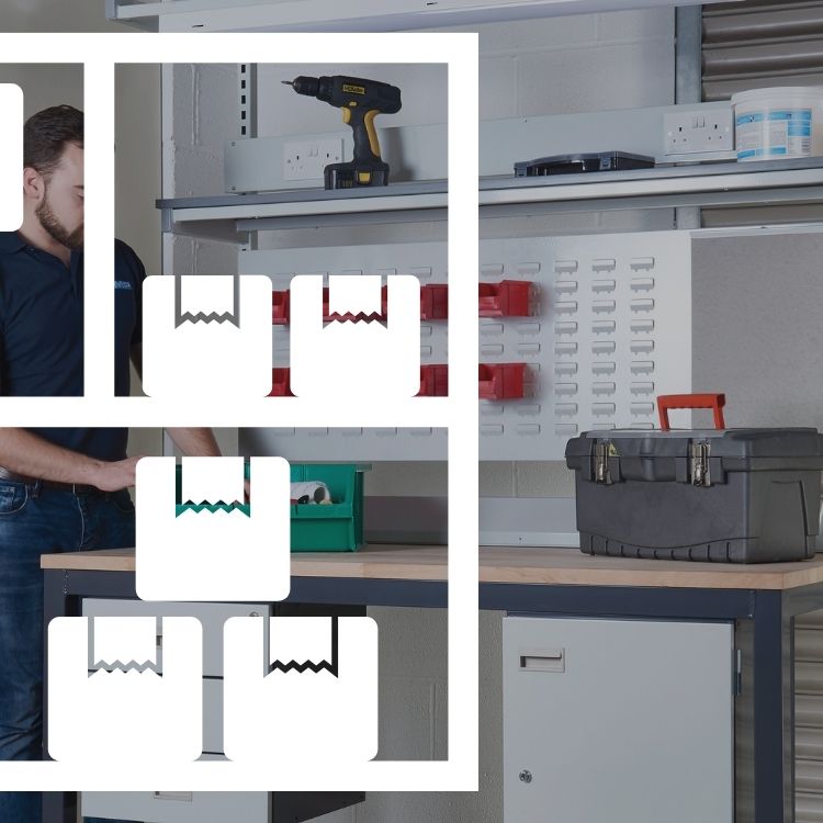 benefits of heavy duty workbenches header storage