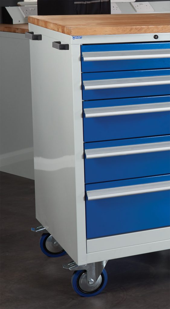 Handles and Resilex castors