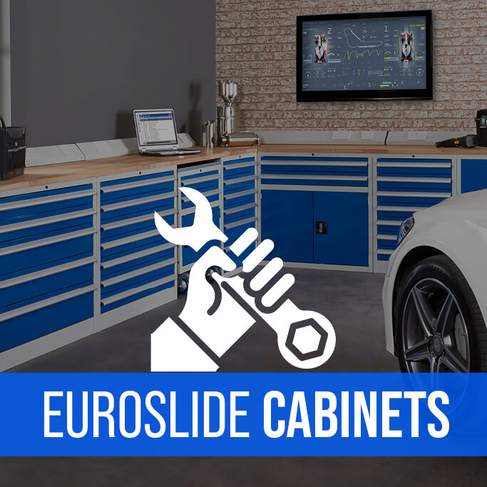 Euroslide Cabinets graphic the ultimate workshop fit-out