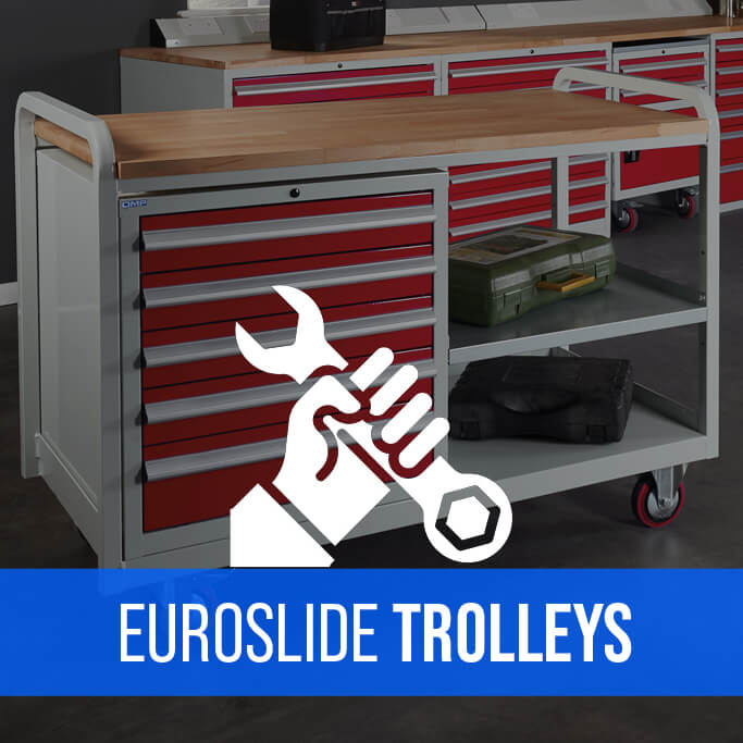 euroslide trolleys graphic the ultimate workshop fit-out