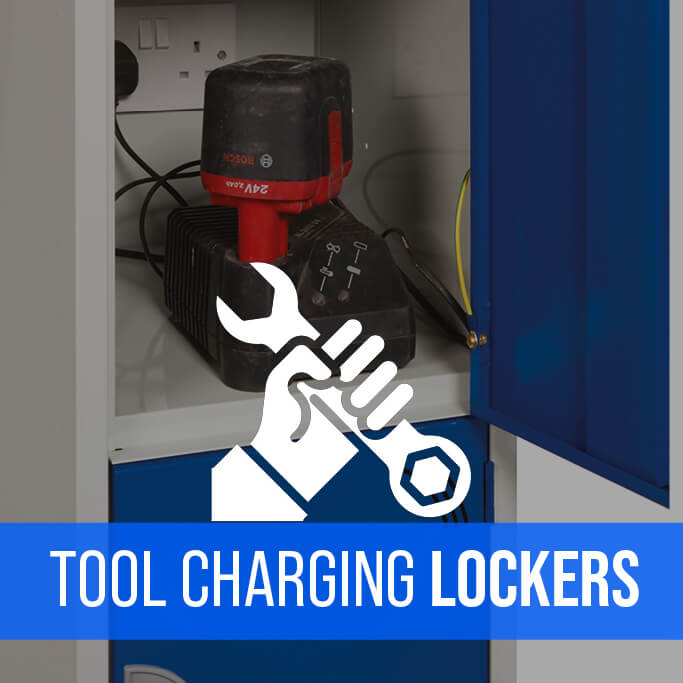 tool charging lockers graphic