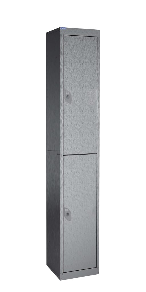 stainless steel lockers 2-compartment image