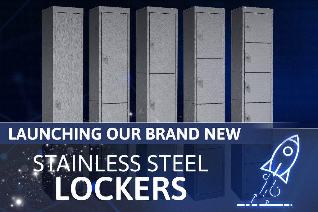stainless steel lockers header