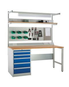  System Tek Workbenches - 1x 600mm Cabinet
