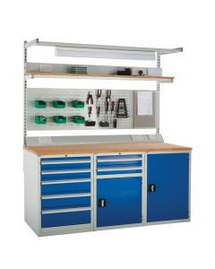 System Tek Workbenches - 3x 600mm Cabinets