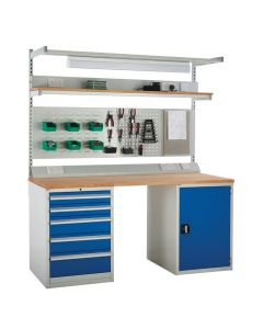 System Tek Workbenches - 2x 600mm Cabinets