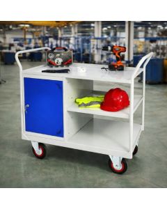  Mobile Maintenance Trolley - Drawer & 3 Shelves - RTDS109060SB