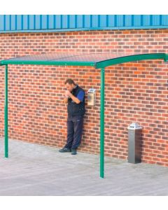 Wall Mounted Smoking Shelter