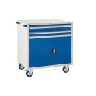 Mobile Euroslide Cabinets - 825H.900W.650D