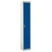 Steel Splash Locker - 1 Compartment - Dark Blue Doors - H.1800 W.300 D.450