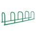 Sheffield Rack - Adult Size - 5 Loops  - Galvanised & Powder Coated - Green