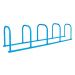Sheffield Rack - Junior Size - 5 Loops  - Galvanised & Powder Coated - Light Blue