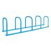 Sheffield Rack - Adult Size - 5 Loops  - Galvanised & Powder Coated - Light Blue