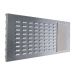 Back Panel - Anti Static Louvred / Pinboard - 1500mm Galvanised