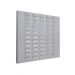 Louvre Back Panel - To Suit 1500mm Binary Bench - Silver