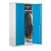 Clothing Cupboard - 1 Shelf - Light Blue Doors - H.1800 W.1200 D.460