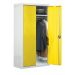 Clothing Cupboard - 1 Shelf - Yellow Doors - H.1800 W.600 D.460
