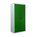 Perforated Tool Cupboards - Green Doors - H.1800 W.900 D.460
