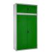 Modular Cupboard - 3 Shelves - H.2300 W.900 D.600 - Green Doors