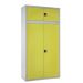 Modular Cupboard - 3 Shelves - H.2300 W.900 D.460 - Yellow Doors
