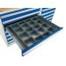 Steel Drawer Dividers - Option D - 100mm Depth Drawer Insert - Suitable for D.650 Cabinets