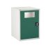 Euroslide Disposal Unit Supplied with Internal Plastic Bin - H.825 W.600 D.650 - Green