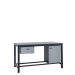 KIT A: Heavy Duty Workbench - Laminate Top H.840 W.1200 D.750 - Single Drawer & Storage Cupboard - Light Grey Fronts