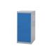 Laptop & Tablet Storage Locker - 8 Compartments, 1 Door - Light Blue Doors - H.1000 W.500 D.500