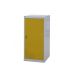 Laptop & Tablet Storage Locker - 8 Compartments, 1 Door - Yellow Doors - H.1000 W.500 D.500