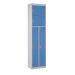 Duo Locker -  Light Blue Doors - H.1800 W.450 D.300