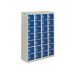 Personal Effects Locker - 28 Compartment - Dark Blue Doors - H.1285 W.900 D.380