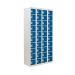 Personal Effects Locker - 40 Compartment - Dark Blue Doors - H.1800 W.900 D.380