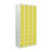 Personal Effects Locker - 40 Compartment - Yellow Doors - H.1800 W.900 D.380