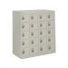 Personal Effects Locker - 20 Compartment - Light Grey Doors - H.940 W.900 D.380