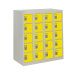 Personal Effects Locker - 20 Compartment - Yellow Doors - H.940 W.900 D.380