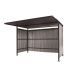 Traditional Cycle Shelter - Initial - Closed Back, Galvanised Sides - 2180.1900.3060 - Black