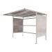 Traditional Cycle Shelter - Initial - Open Back, Galvanised Sides - 2180.2500.2450 - Light Grey