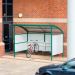Premier Cycle Shelter - Initial Shelter - Perforated Steel Sides - Green - H.2320 W.3000 D.2100