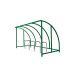 Kenilworth Cycle Shelter - H.2230 W.3000 D.2150 - Green