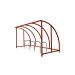 Kenilworth Cycle Shelter - H.2230 W.2000 D.2150 - Red