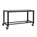Mobile Heavy Duty Workbench - H.840 W.1200 D.900mm - Steel Worktop