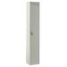 Steel Splash Locker - 1 Compartment - Light Grey Doors - H.1800 W.300 D.300