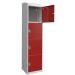 Fire Suppression Charging Locker - 1800x300x450mm - 4 Compartment - Standard Plug