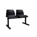 Standard Beam Seating - 2 Seater - Black Seats