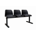 Standard Beam Seating - 3 Seater - Black Seats